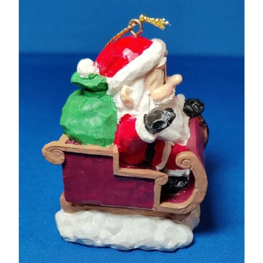 Marathon Oil Christmas Ornament Number Five From Series 6, 2004-XMAS Santa